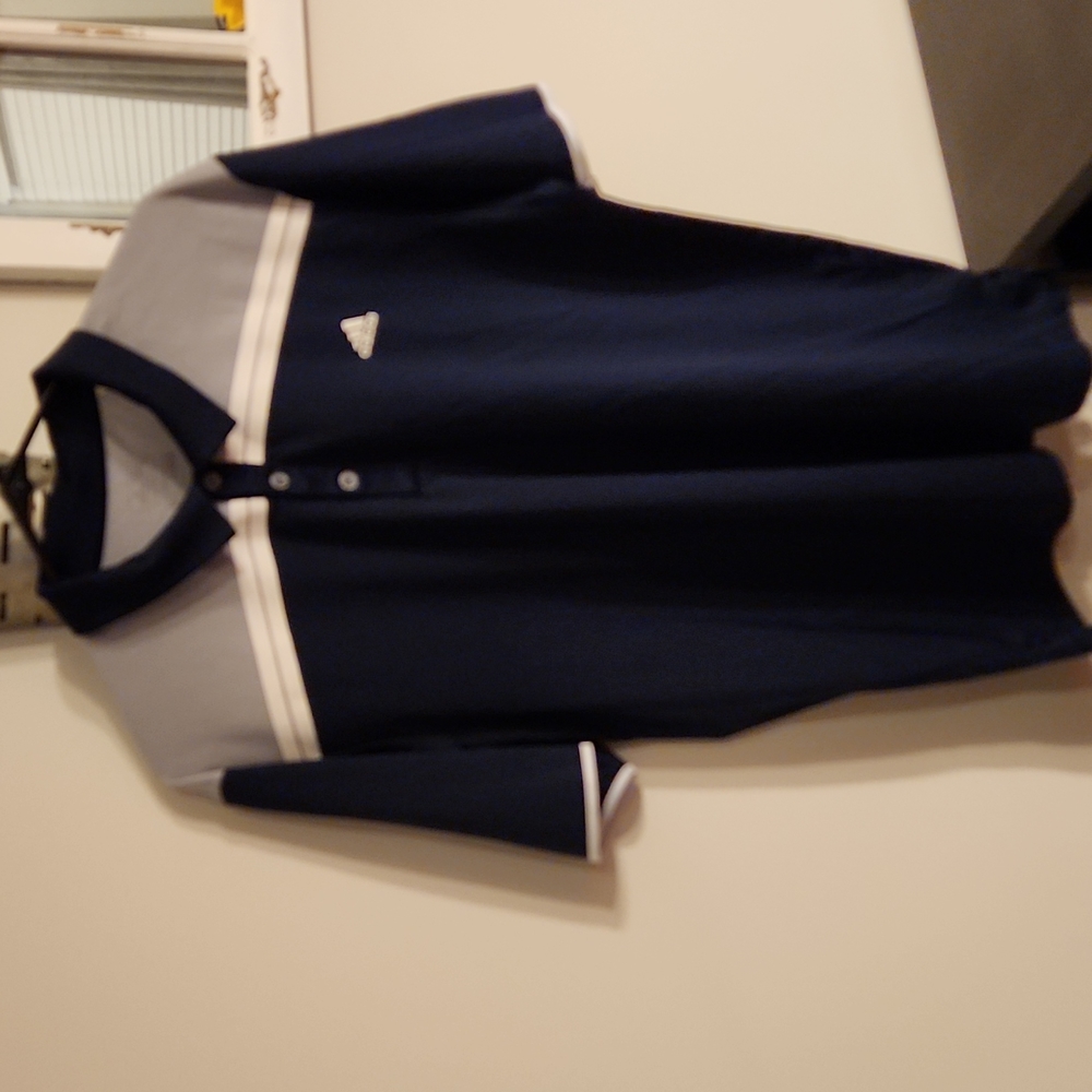 Adidas short sleeve collared polo shirt